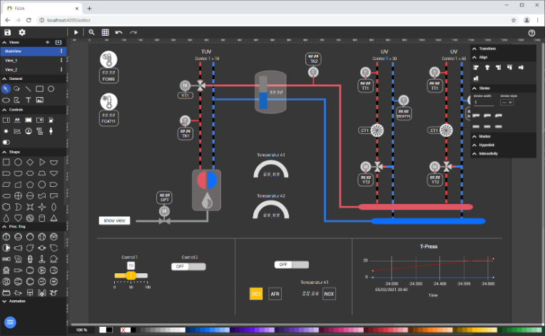 SCADA/HMI screen design